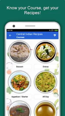 Central Indian Recipes android App screenshot 13