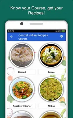 Central Indian Recipes android App screenshot 5