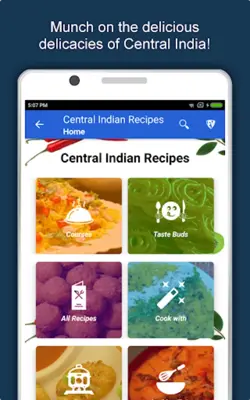 Central Indian Recipes android App screenshot 6